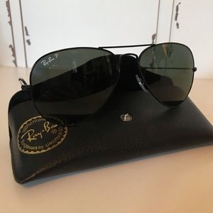 💯 Authentic POLARIZED Rayban Aviators